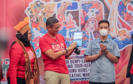 Genpi Luncurkan Aplikasi Lelana, Disaksikan Menteri Sandiaga dan Wali Kota Gibran