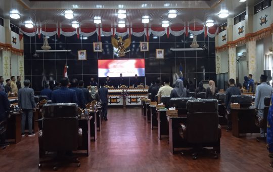 DPRD Kota Metro Gelar Rapat Paripurna Penyampaian LKPJ Tahun 2022