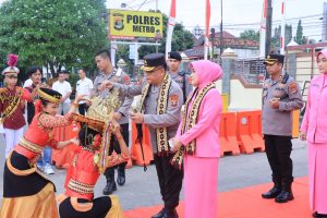 Polres Metro Terima Kunjungan Kerja Kapolda Lampung